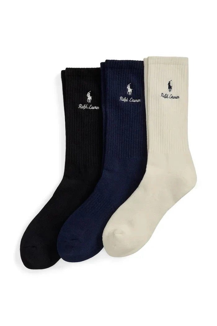 Calcetines de algodón para hombre, 3 pares