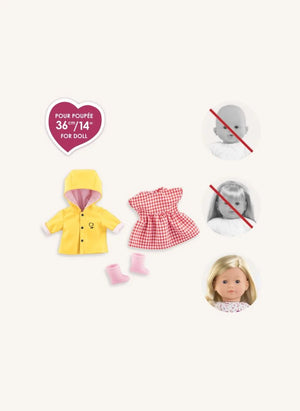 Corolle - "Vive la Pluie" Ropa | Amarillo