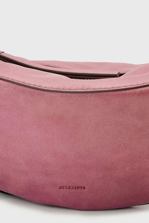 Bolso AllSaints LUNA de piel tipo croissant para mujer