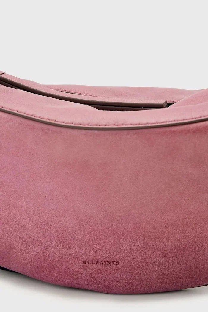 Bolso AllSaints LUNA de piel tipo croissant para mujer