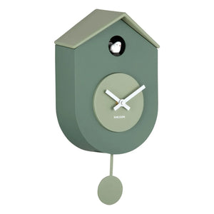 Present Time - Reloj de pared de cuco | Verde