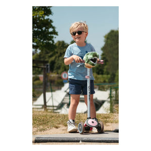 Wild & Soft - Cabeza de patinete T-Rex | Verde