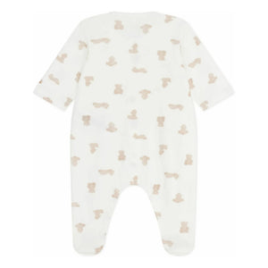 Petit Bateau - Pijama Ositos de algodón orgánico | Blanco