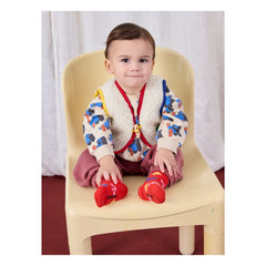 Bobo Choses - Calcetines de Corazones de Algodón Orgánico | Rojo