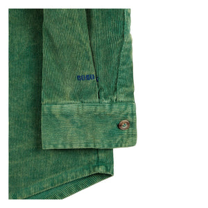 Bobo Choses - Camisa de terciopelo con canesú | Verde