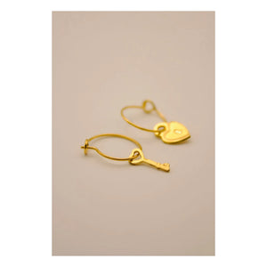 Adorabili - Mini aros ocultos | Oro