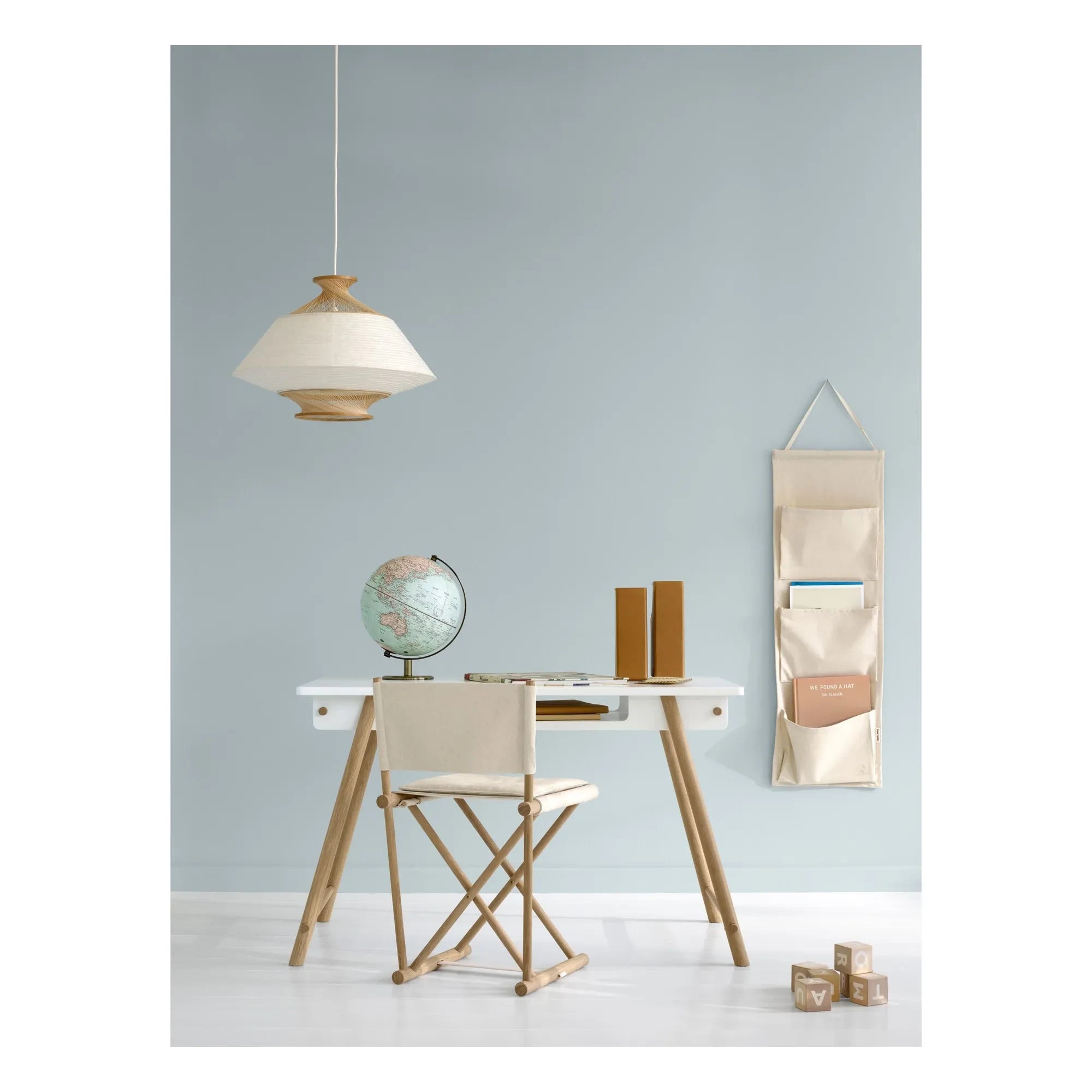 Oliver Furniture - Silla infantil de roble y lona