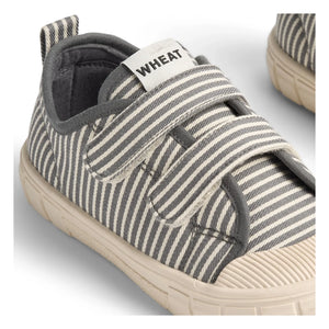 Wheat - Zapatillas deportivas de velcro a rayas Bobbie | Gris