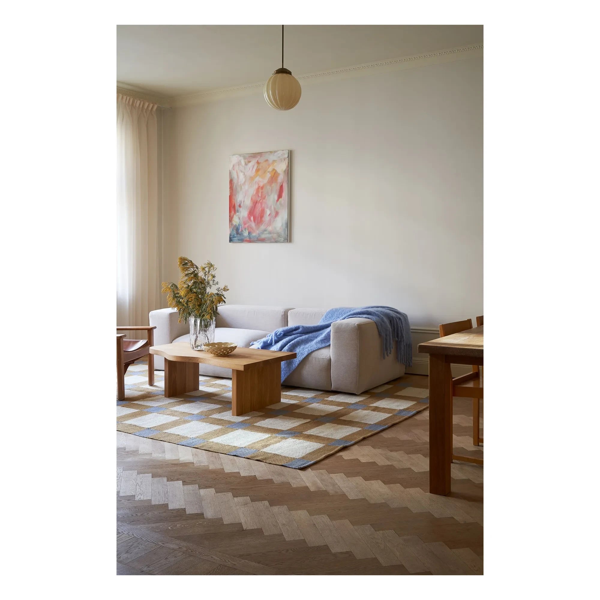 Layered - Alfombra de yute para el desayuno tardío, Evelina Kroon | Beige oscuro