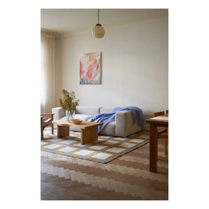 Layered - Alfombra de yute para el desayuno tardío, Evelina Kroon | Beige oscuro