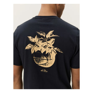 Les Deux - Plant Tişört | Mavi siyah