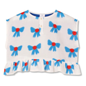 Wynken - Top con nudo de algodón orgánico | Crudo