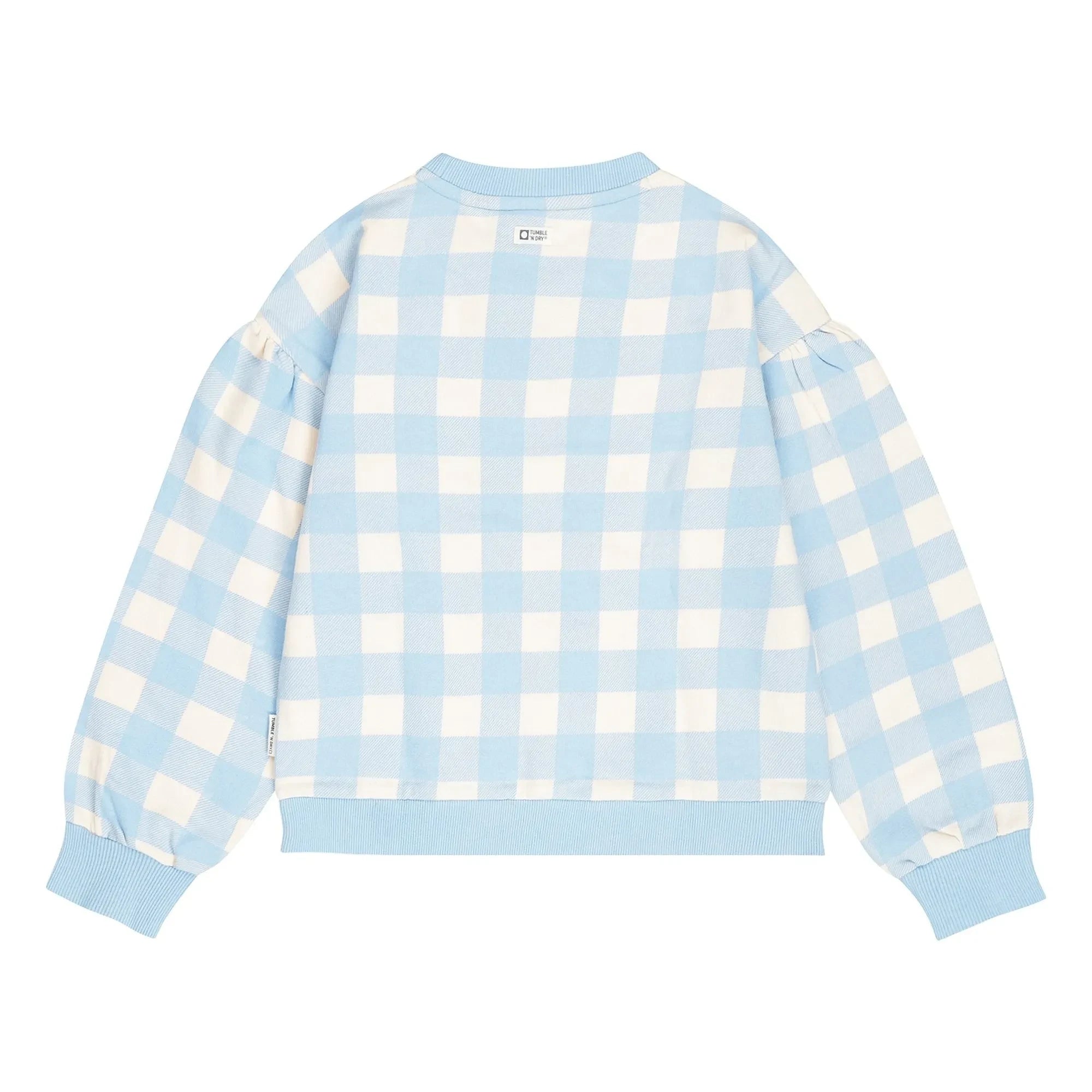 Tumble N'Dry - Sudadera oversize Breese Vichy Algodón orgánico | Azul claro