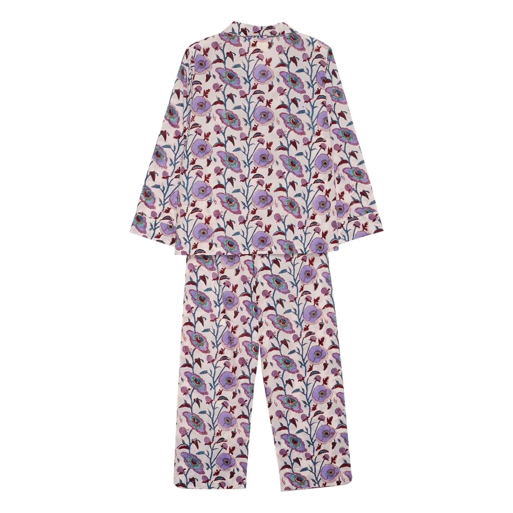 SISSEL EDELBO - Pijama de algodón orgánico | Morado