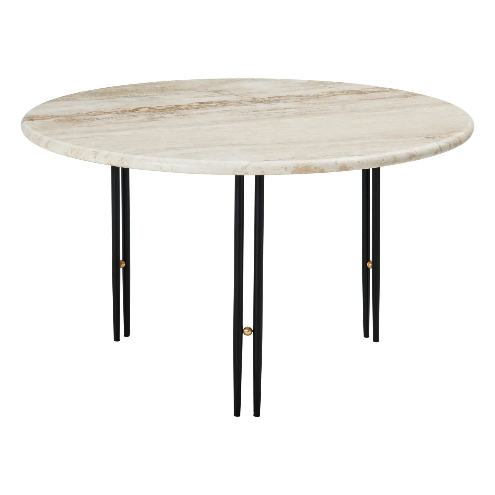 Gubi - Mesa baja IOI pedestal negro D70 cm, GamFratesi | Negro