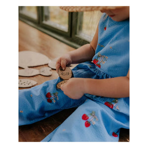Fliink - Pantalón Manzana Fresa | Azul celeste