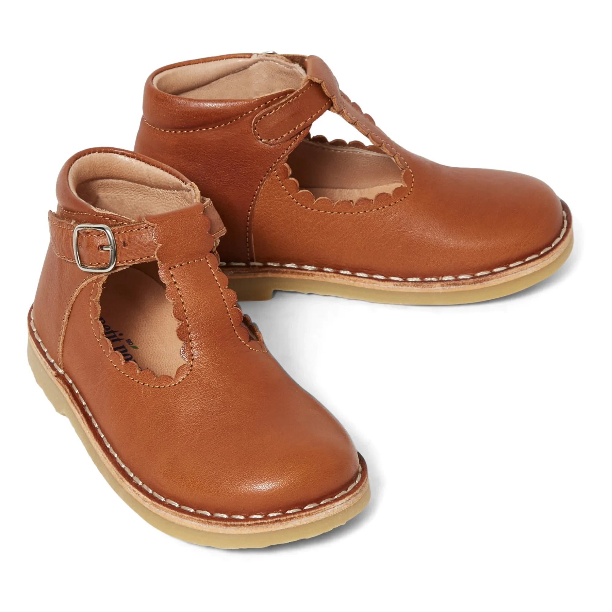 Petit Nord - Mary Janes con tira en T | Cognac