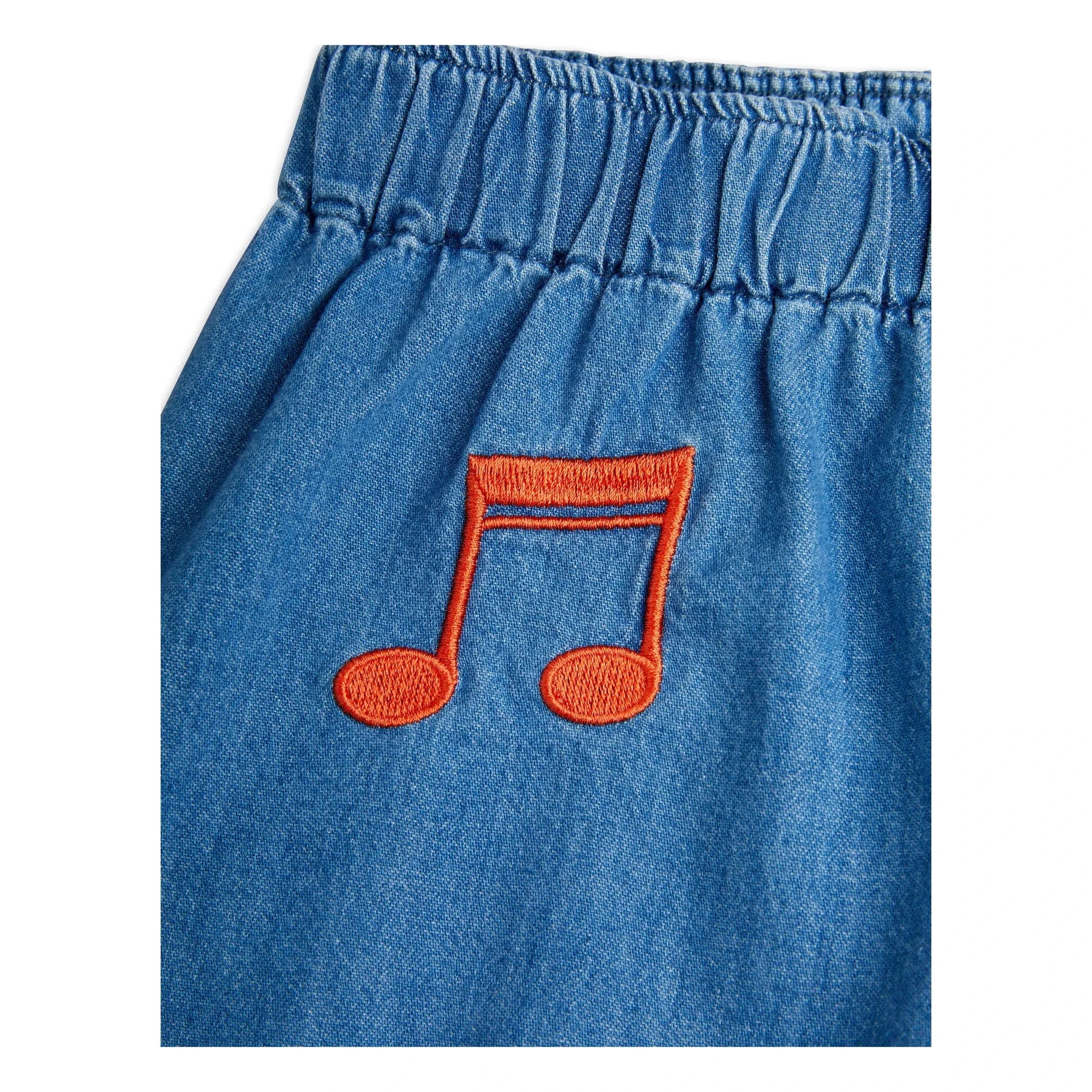 Mini Rodini - Notas cortas Denim | Azul