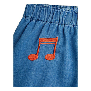 Mini Rodini - Notas cortas Denim | Azul