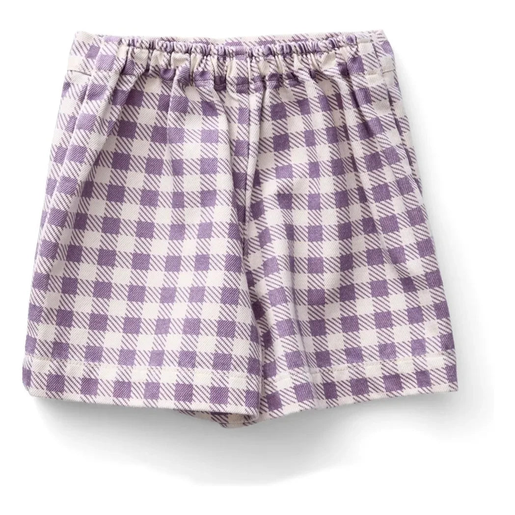 Soor Ploom - Minifalda a cuadros color oliva | Lila