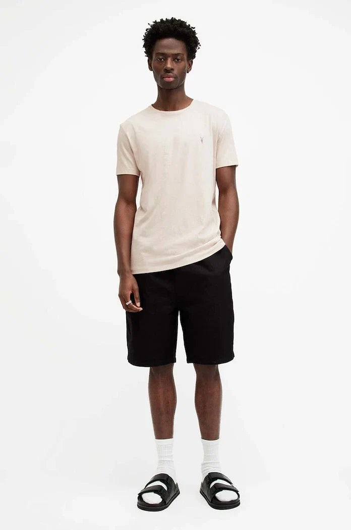 AllSaints - Camiseta Tonic de manga corta con cuello redondo