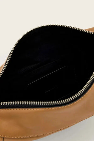 Bolso AllSaints LUNA de piel tipo croissant para mujer
