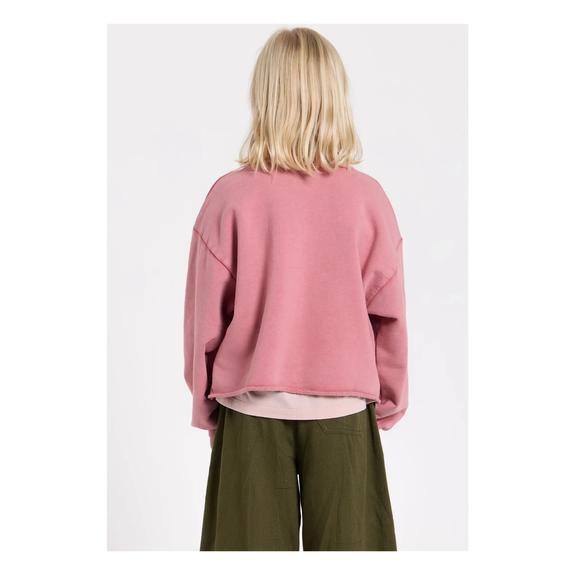 Hundred Pieces - Sudadera de algodón orgánico Belmont | Rosa