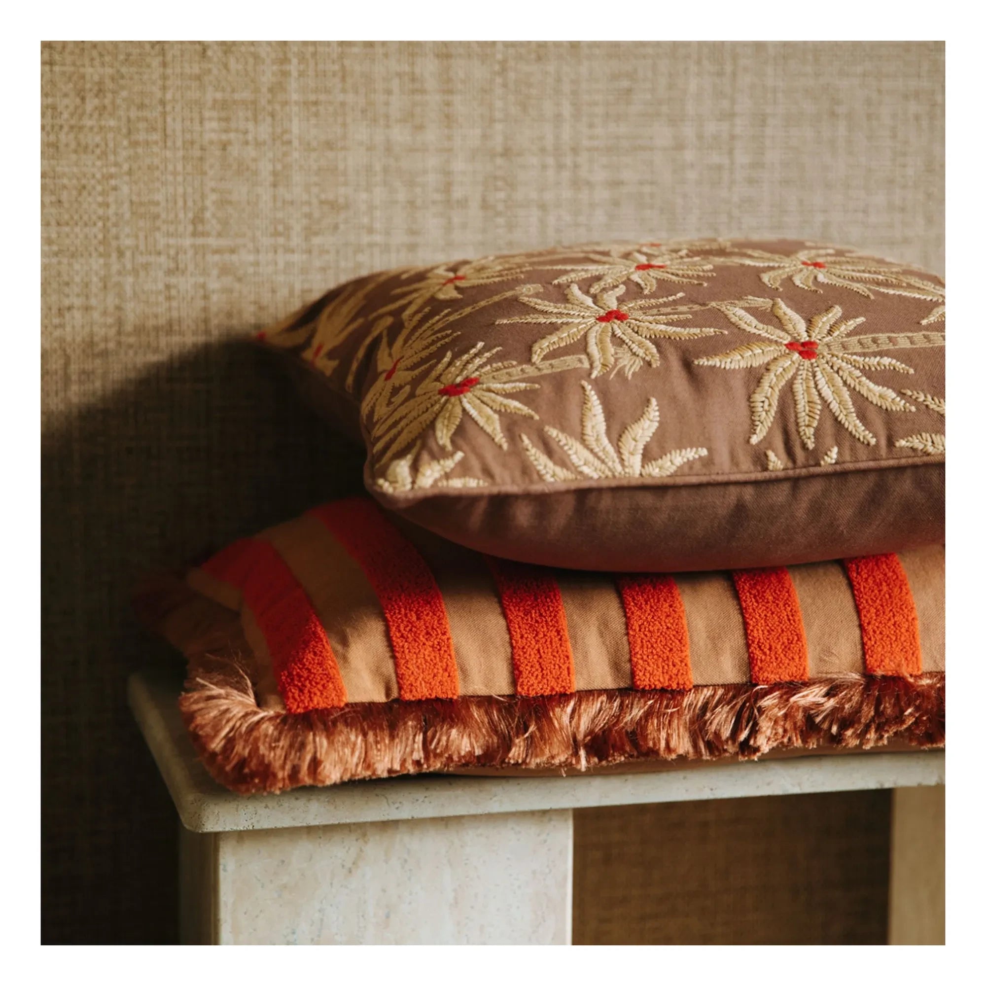 Palais - Funda de almohada Jackie | Coral