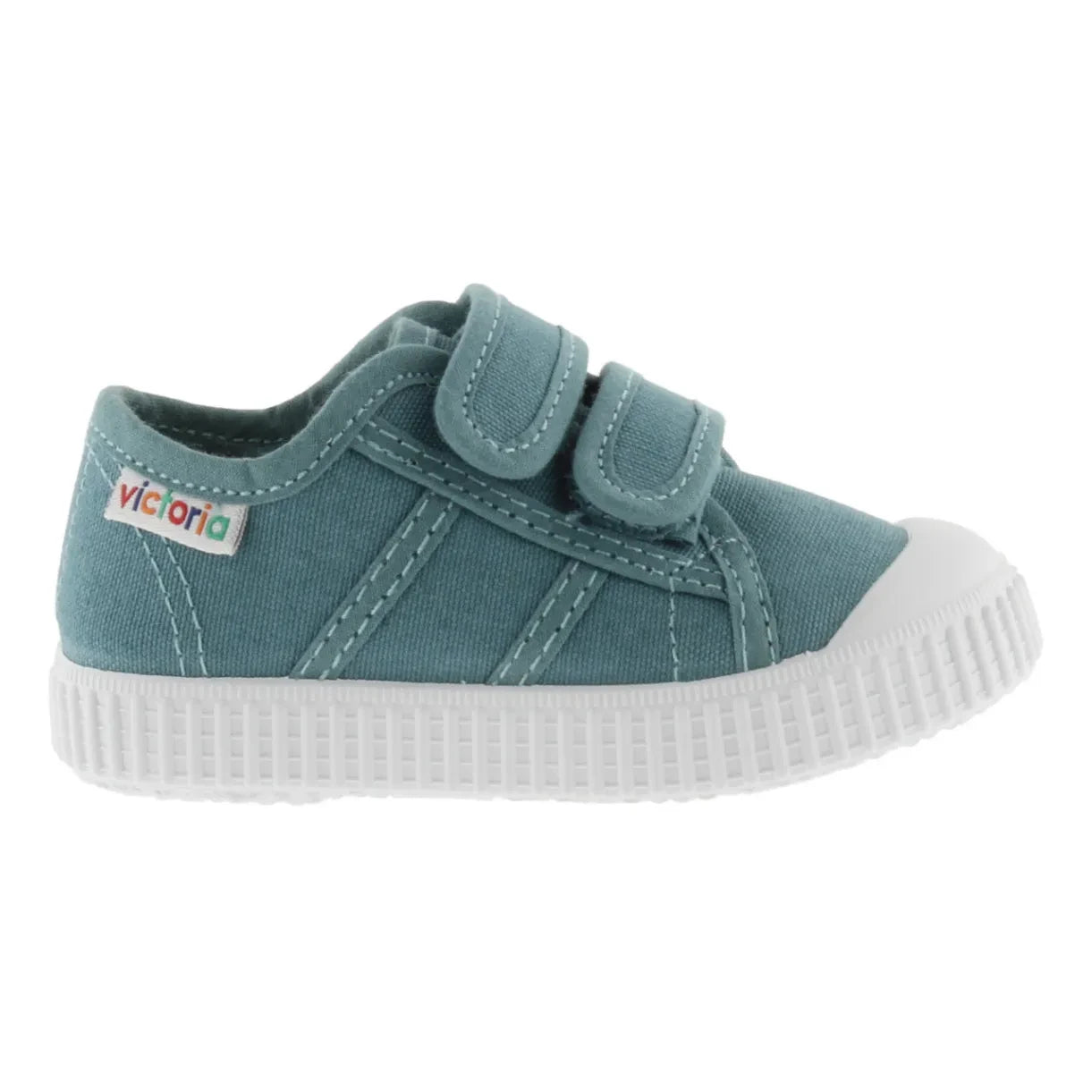 Victoria - Zapatillas deportivas de lona con velcro | Azul