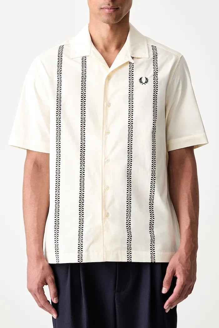 Camisa de algodón Fred Perry para hombre