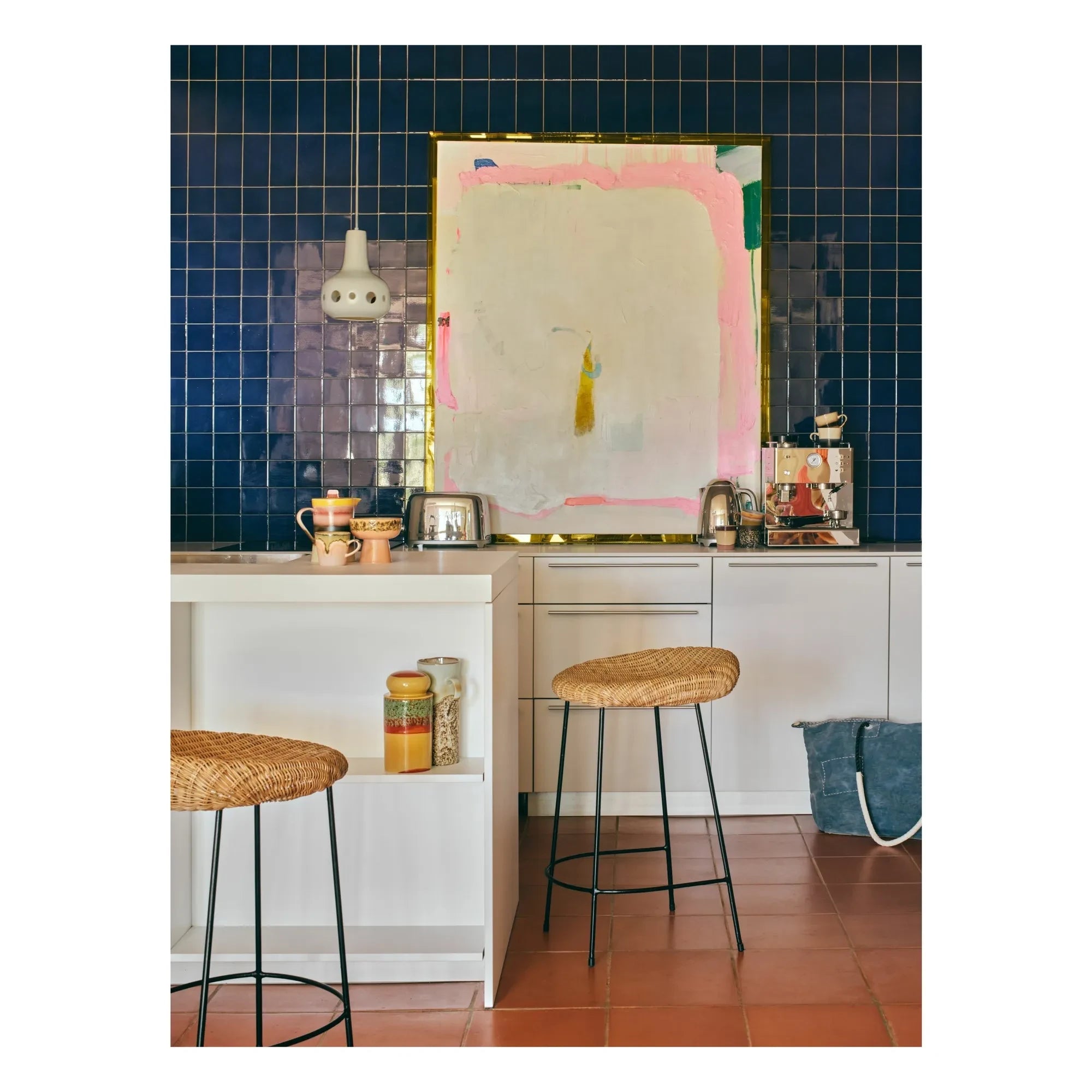 HKliving - Lámpara colgante | Blanco