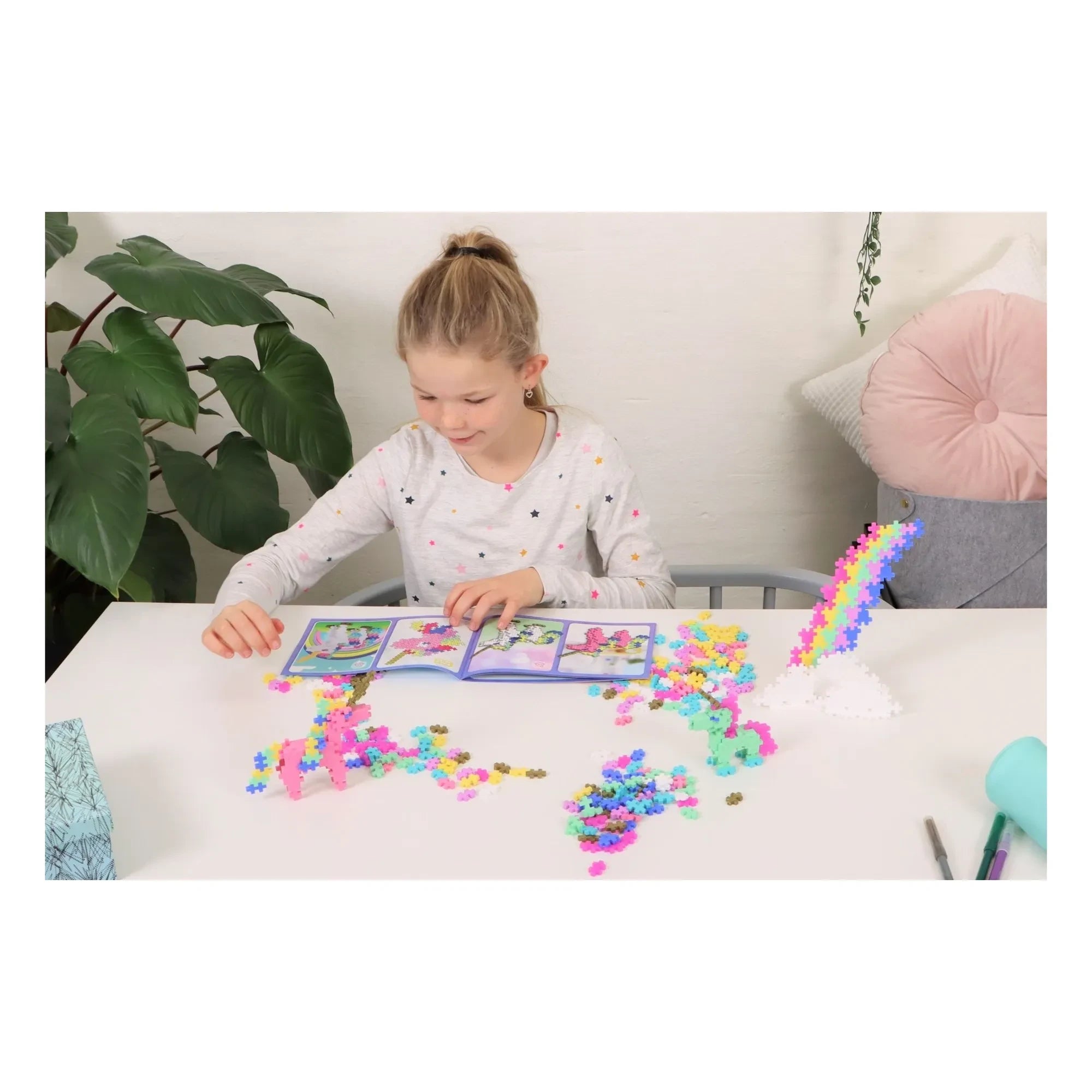 Plus-Plus - Set de descubrimiento Unicornio - 275 piezas