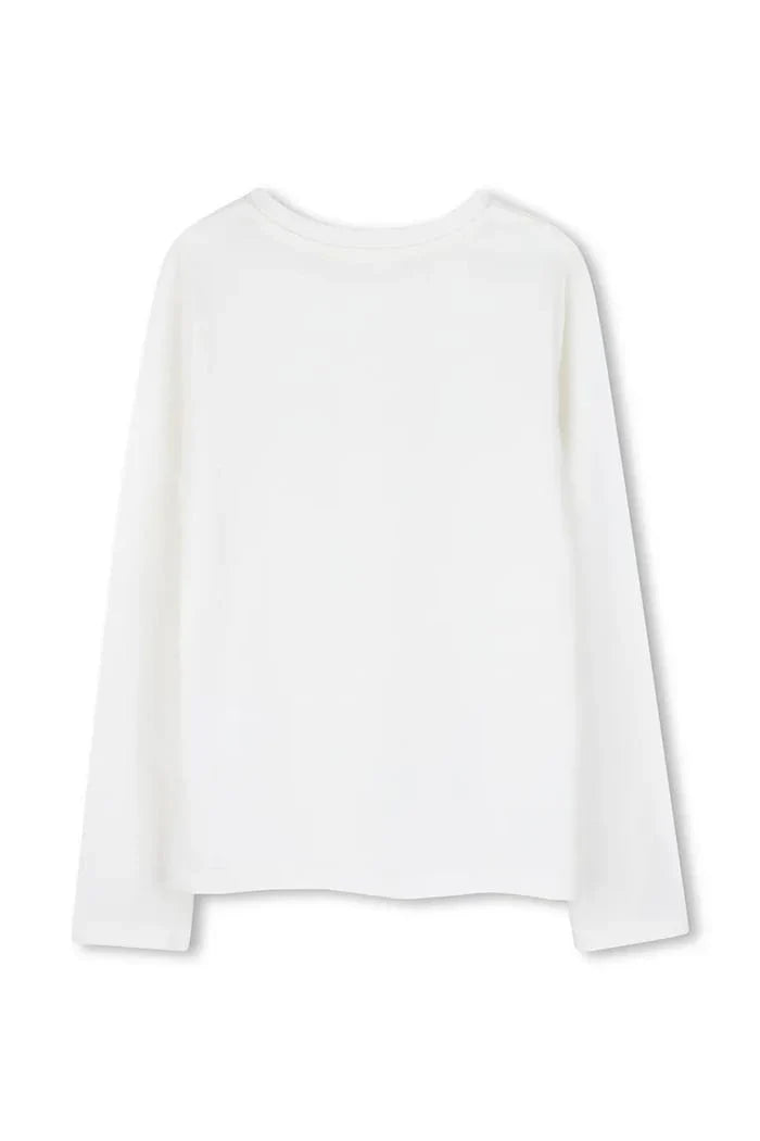 Blusa de manga larga de algodón para niños