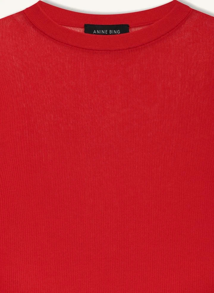 Anine Bing - Sudadera de algodón Tiana | Roja