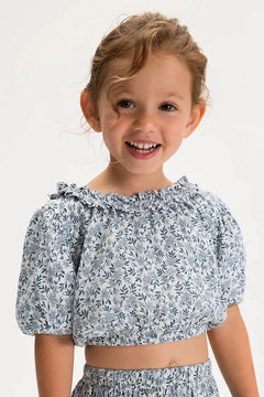 Blusa de algodón para niña Mayoral