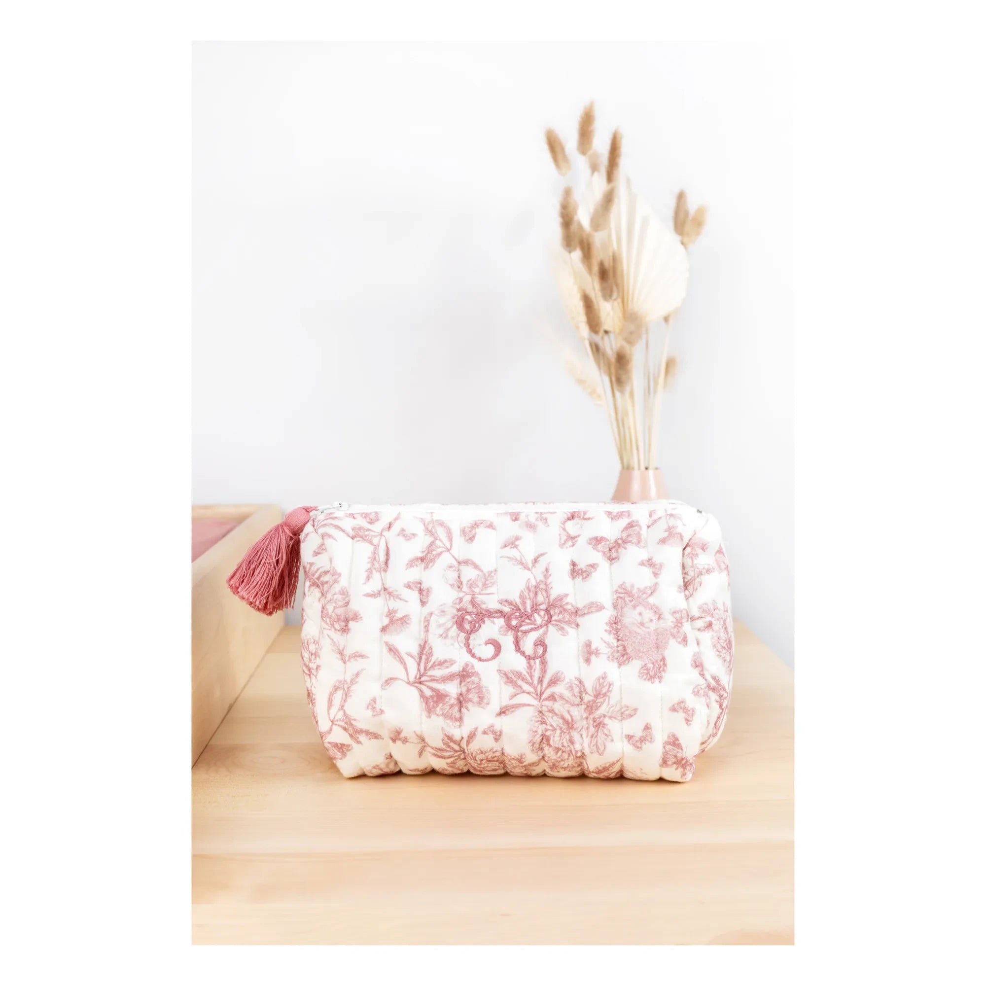 Tartine et Chocolat - Bolsa de Maquillaje Toile de Jouy | Melocotón