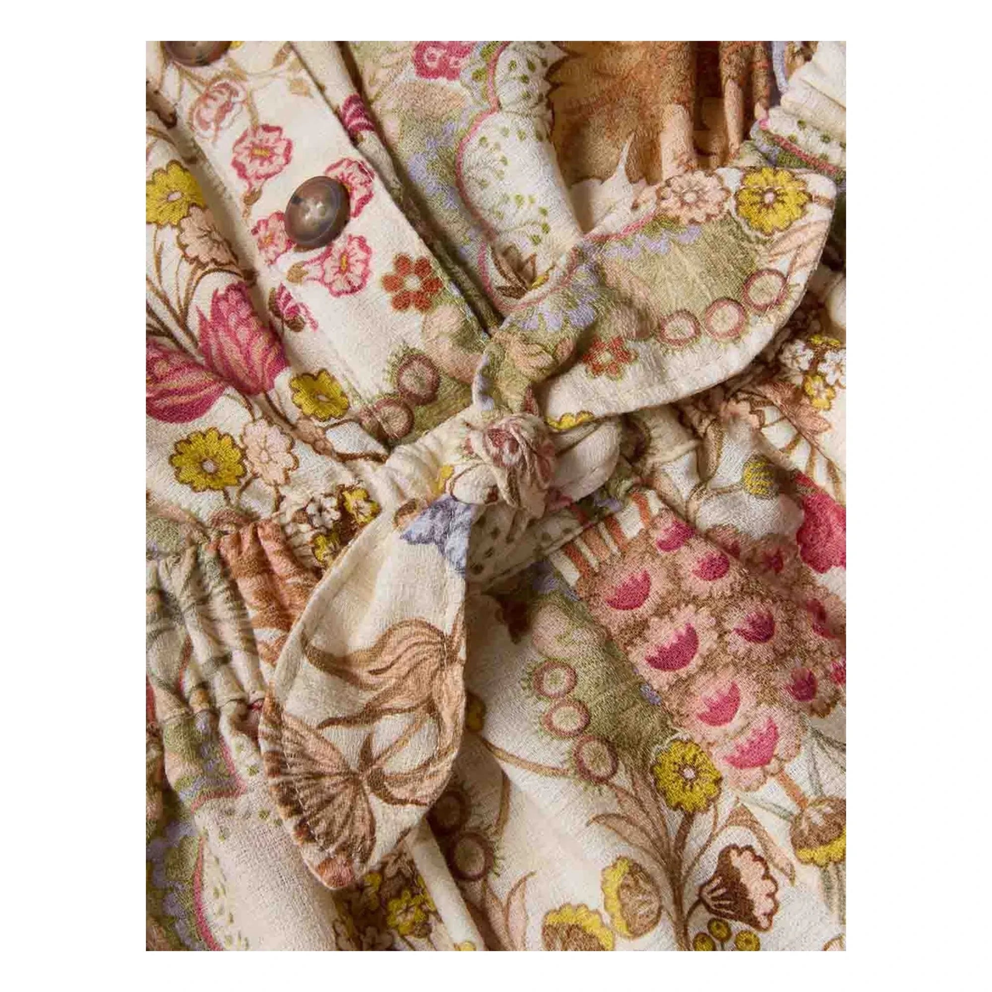 Zimmermann - Mono corto floral de día | Crema