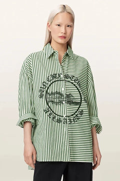 AllSaints Camisa para mujer ADRIANNE