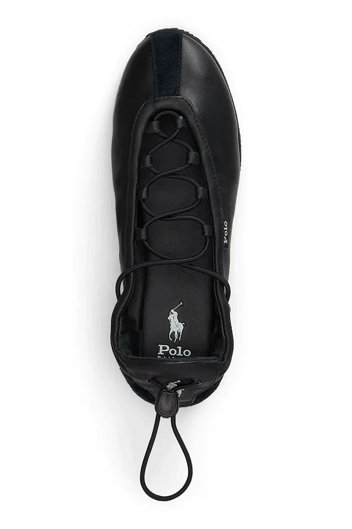 Bailarinas Polo Ralph Lauren de cuero con cordones