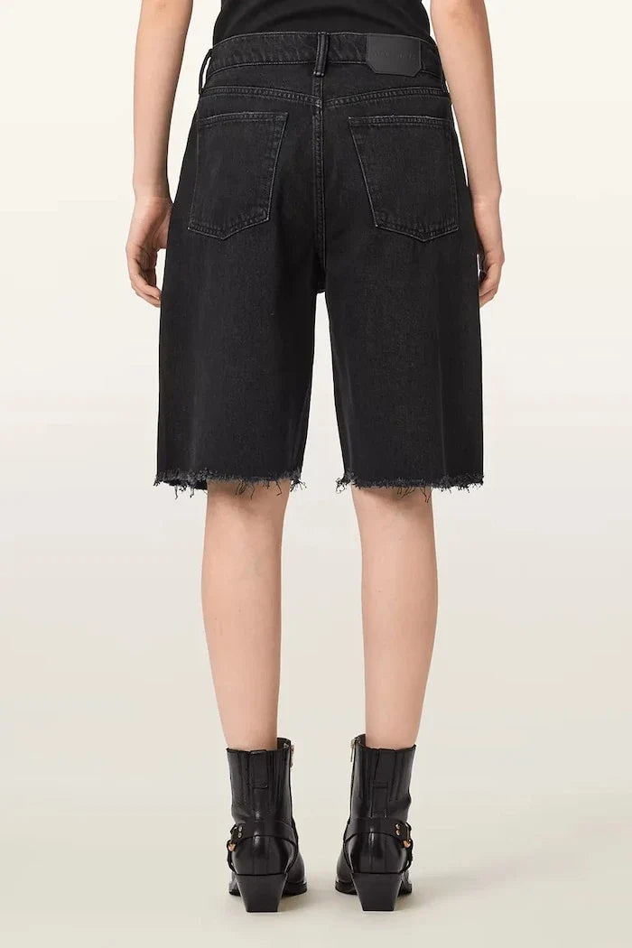 AllSaints AKI, shorts vaqueros para mujer