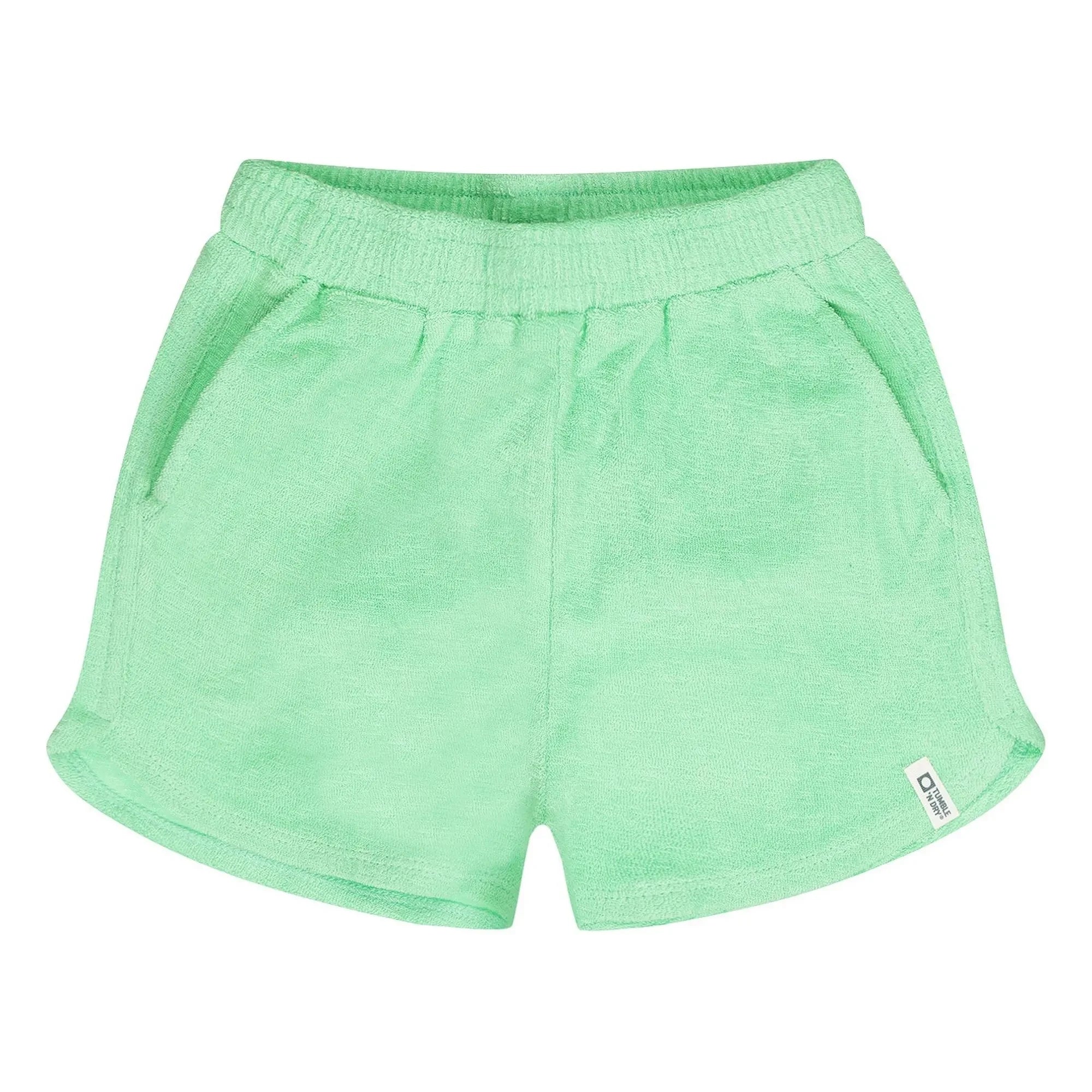 Tumble N'Dry - Pantalones Cortos de Toalla de Algodón Orgánico Paraiba | Verde