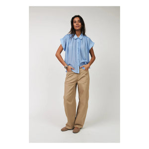 Lollys Laundry - Blusa Badal de Algodón | Azul