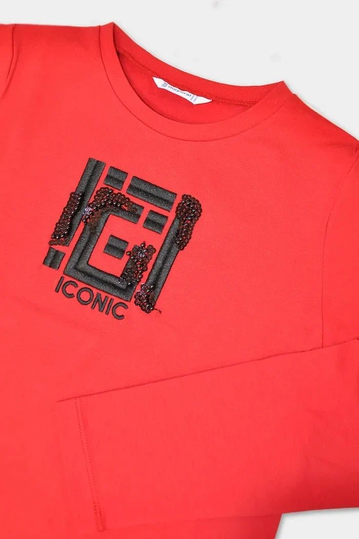 Blusa de manga larga para niña Mayoral