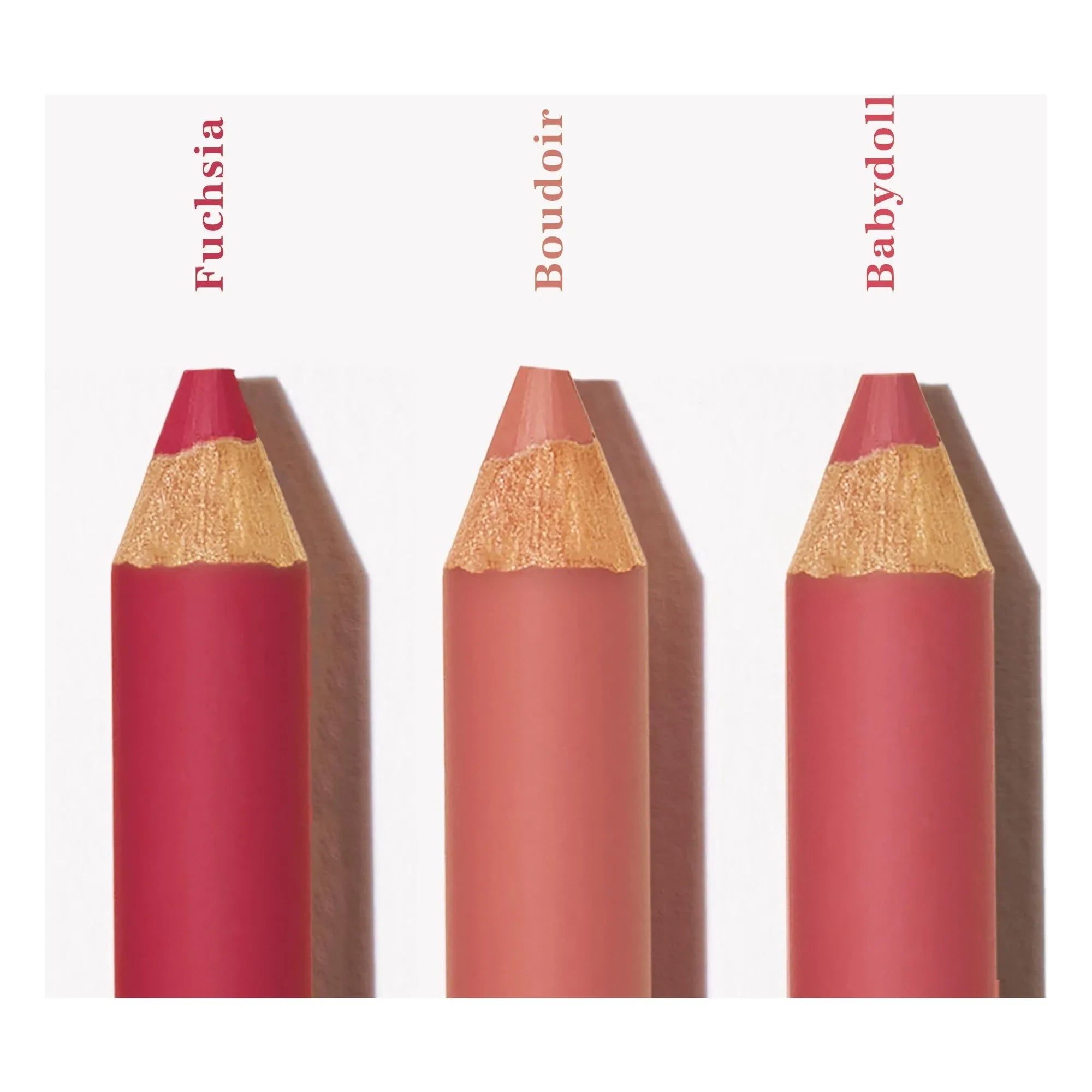 YOLAINE - Lápices Labiales - Rosas - Set de 3