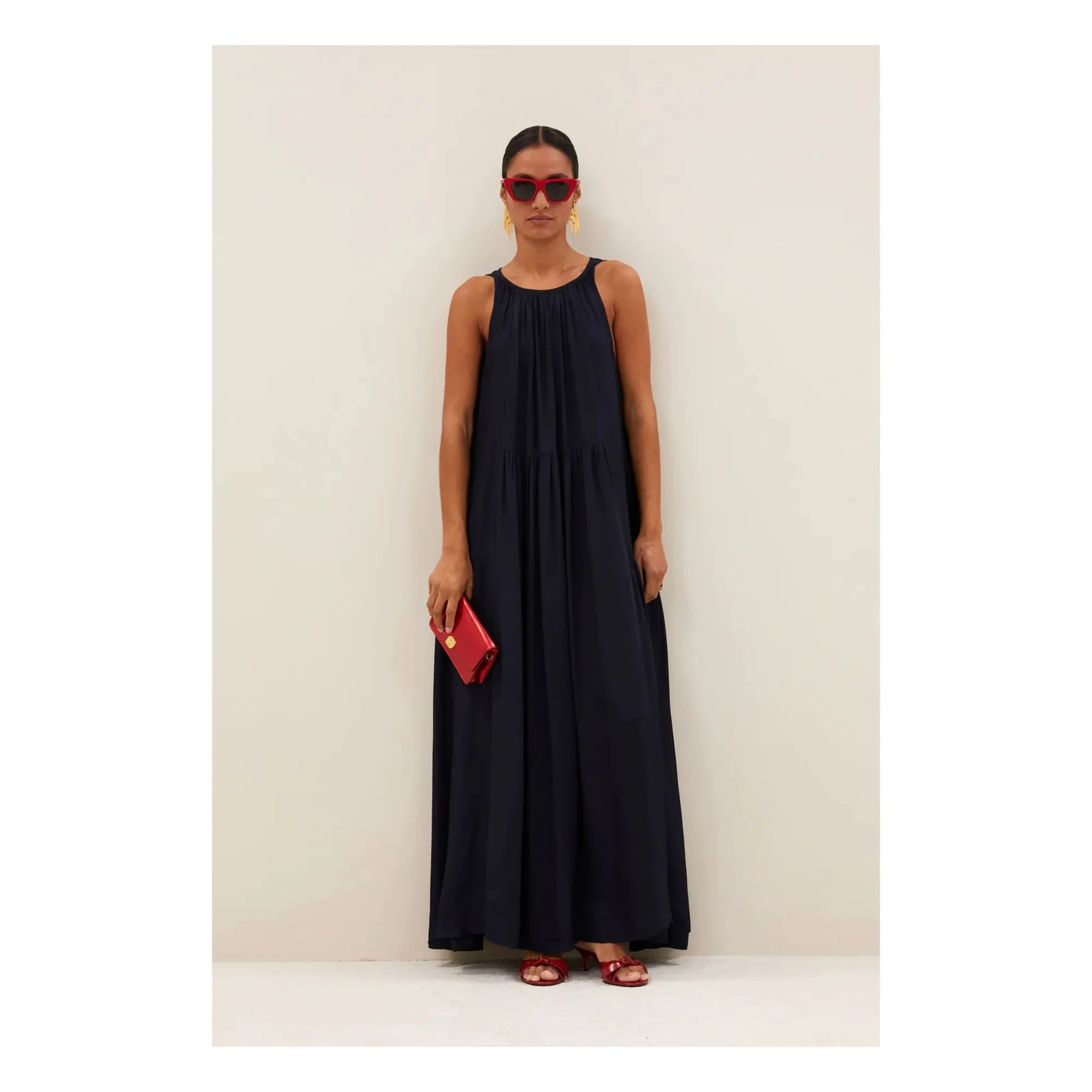 By Bar - Vestido Peggy | Azul marino