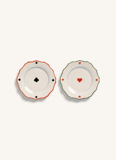 &Klevering - Kalp ve Yonca Tabaklar - 2'li Set