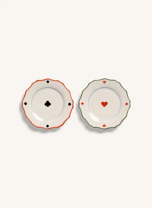 &Klevering - Kalp ve Yonca Tabaklar - 2'li Set