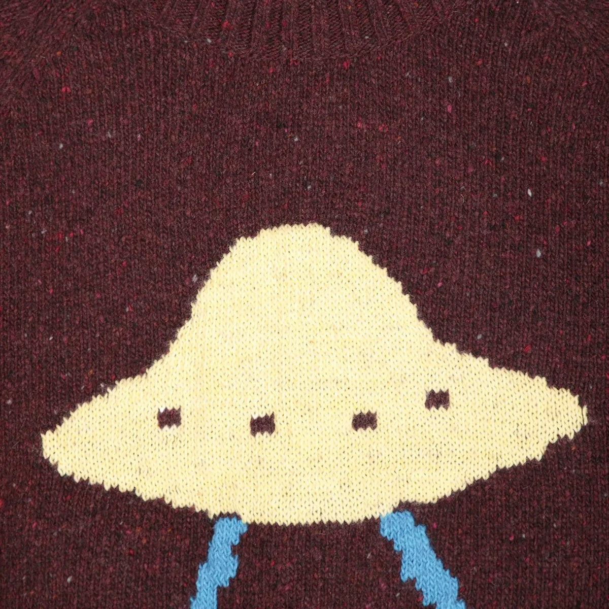 Bobo Choses - Jersey Jacquard Pixel Wool | Granate