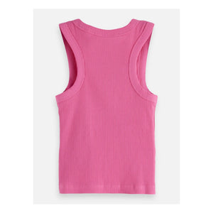 Scotch & Soda - Camiseta acanalada | Rosa