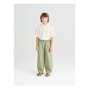 True Artist - Pantalón Ancho N°15 Algodón Orgánico | Caqui